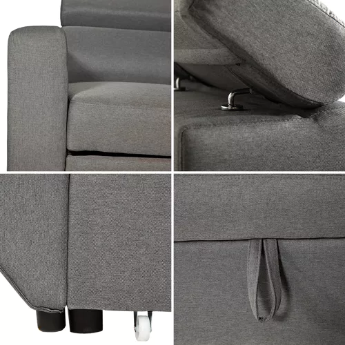 Canapé d'angle convertible...