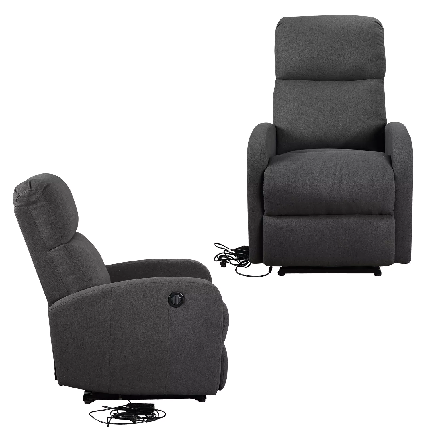 Fauteuil électrique inclinable RELAX gris anthracite
