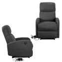 Fauteuil électrique inclinable RELAX gris anthracite