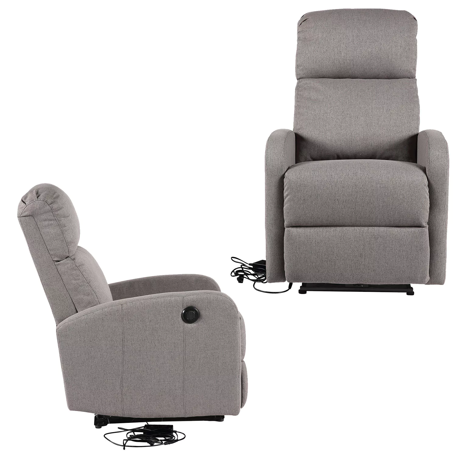Fauteuil électrique inclinable RELAX gris