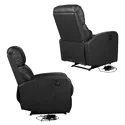 Fauteuil électrique inclinable RELAX noir