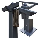 Pergola autoportante 3 × 4m CASSIS taupe - structure aluminium