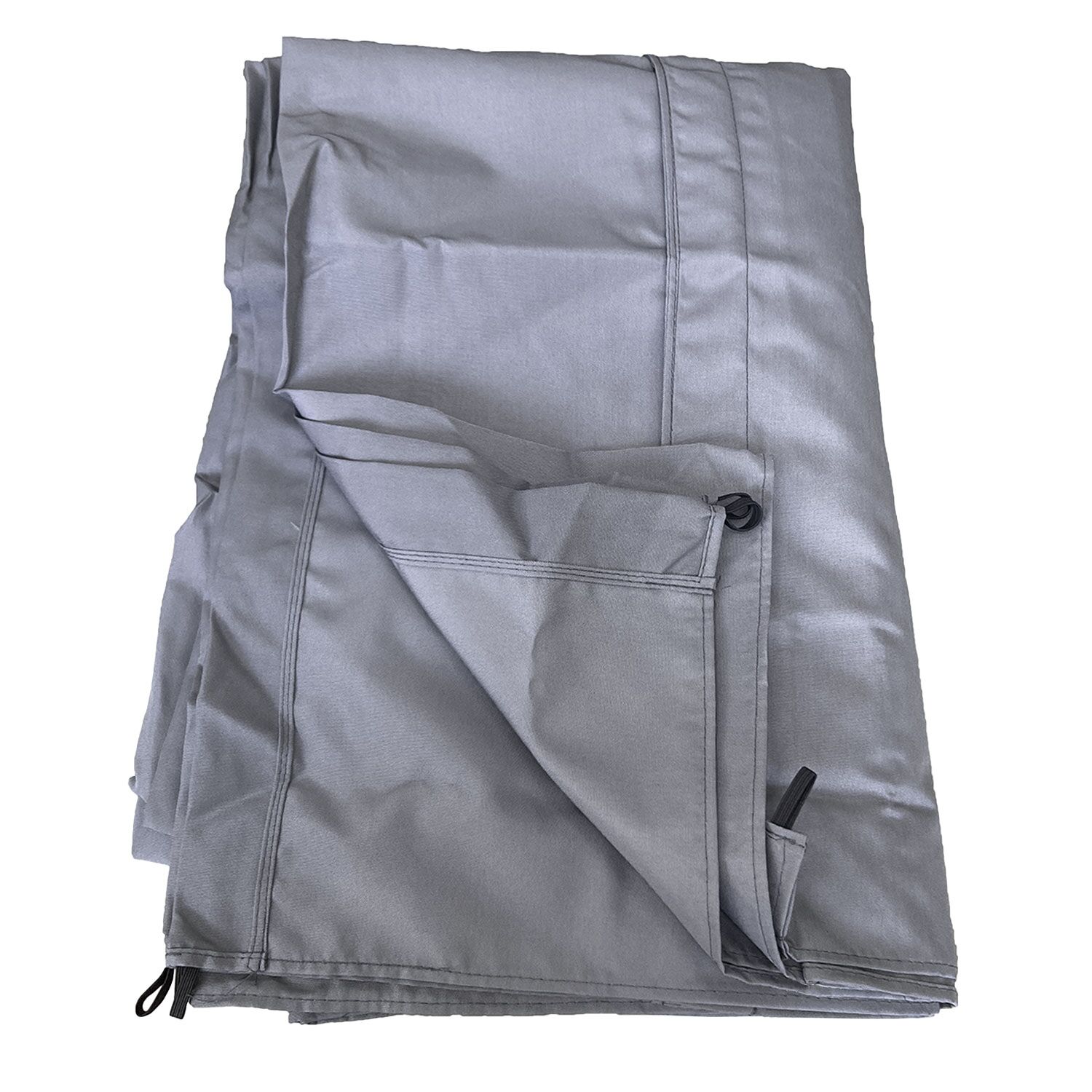 Lona gris de 2,58 x 3,54m para pérgola independiente de 3 × 4m CASSIS