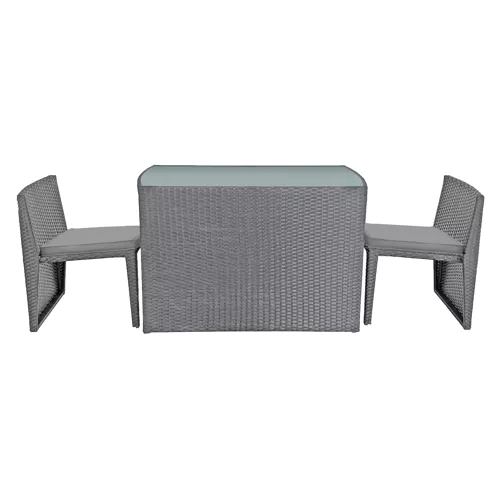 SANTORIN grijs gevlochten...