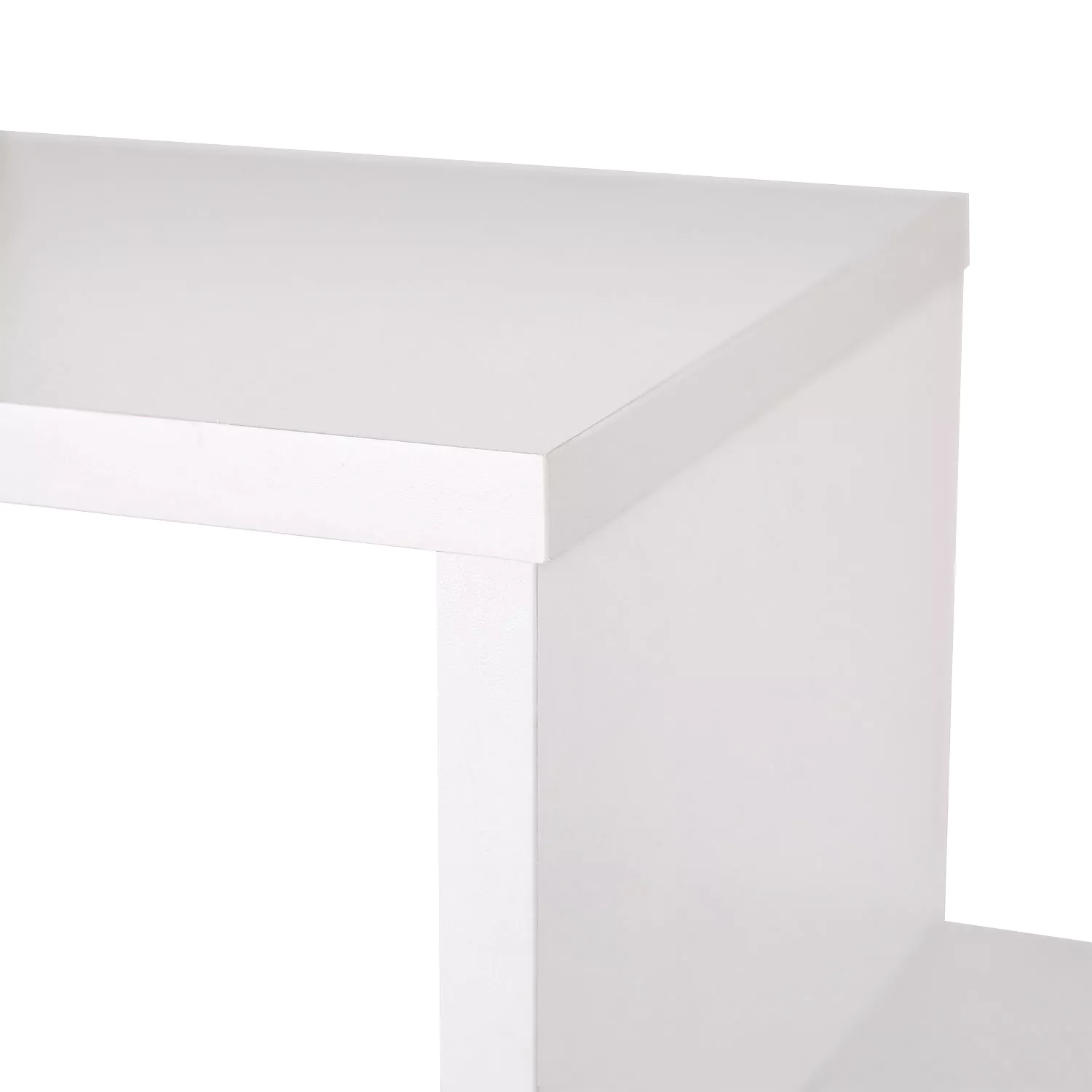 Bibliothèque 11 étagères multiformes blanche EMILY