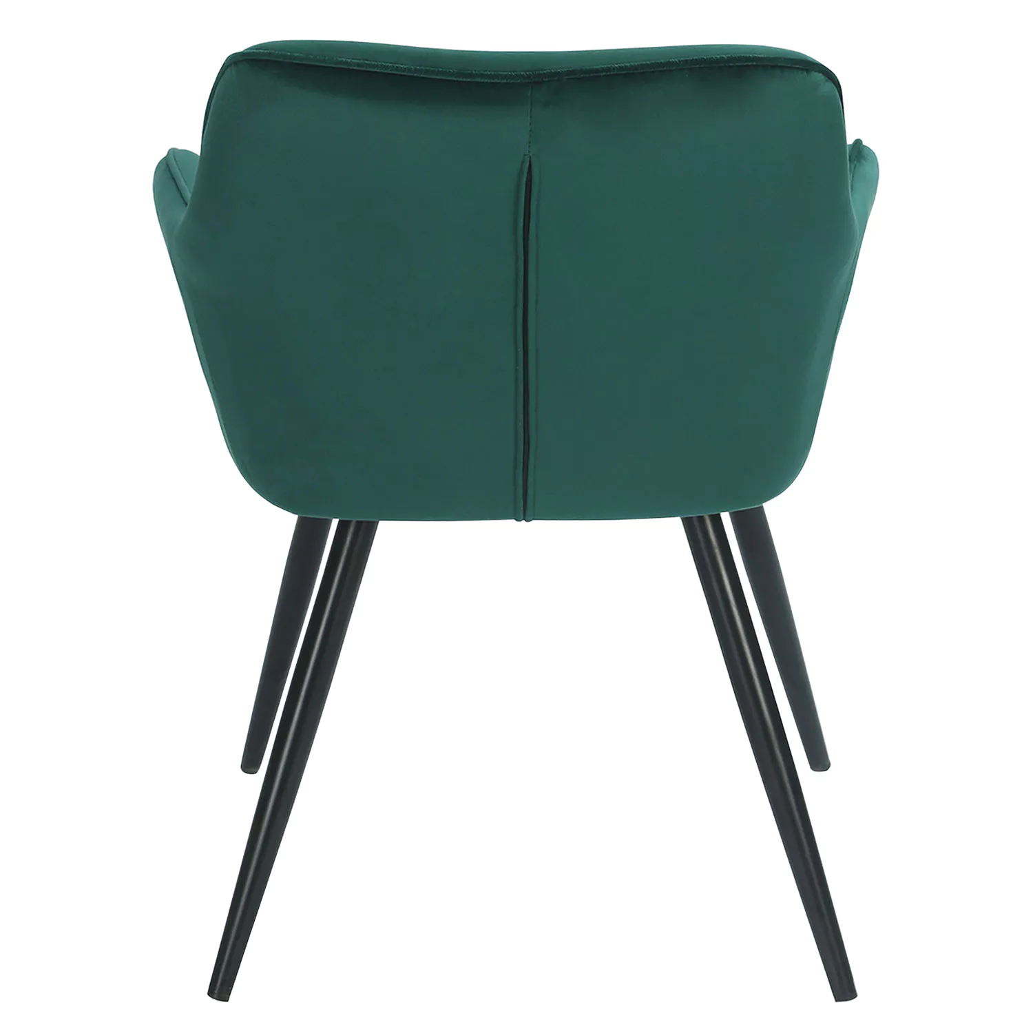 Chaise vintage GISELE velours vert