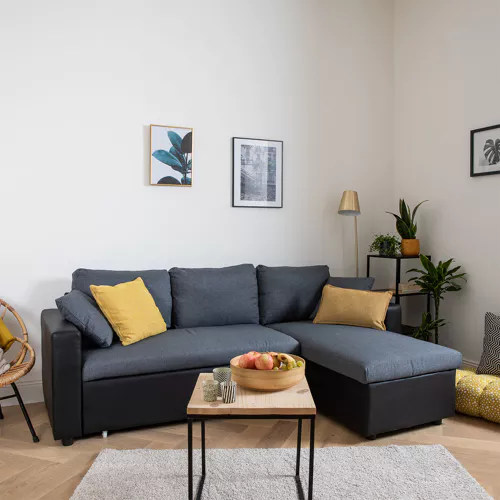 Canapé d'angle convertible...