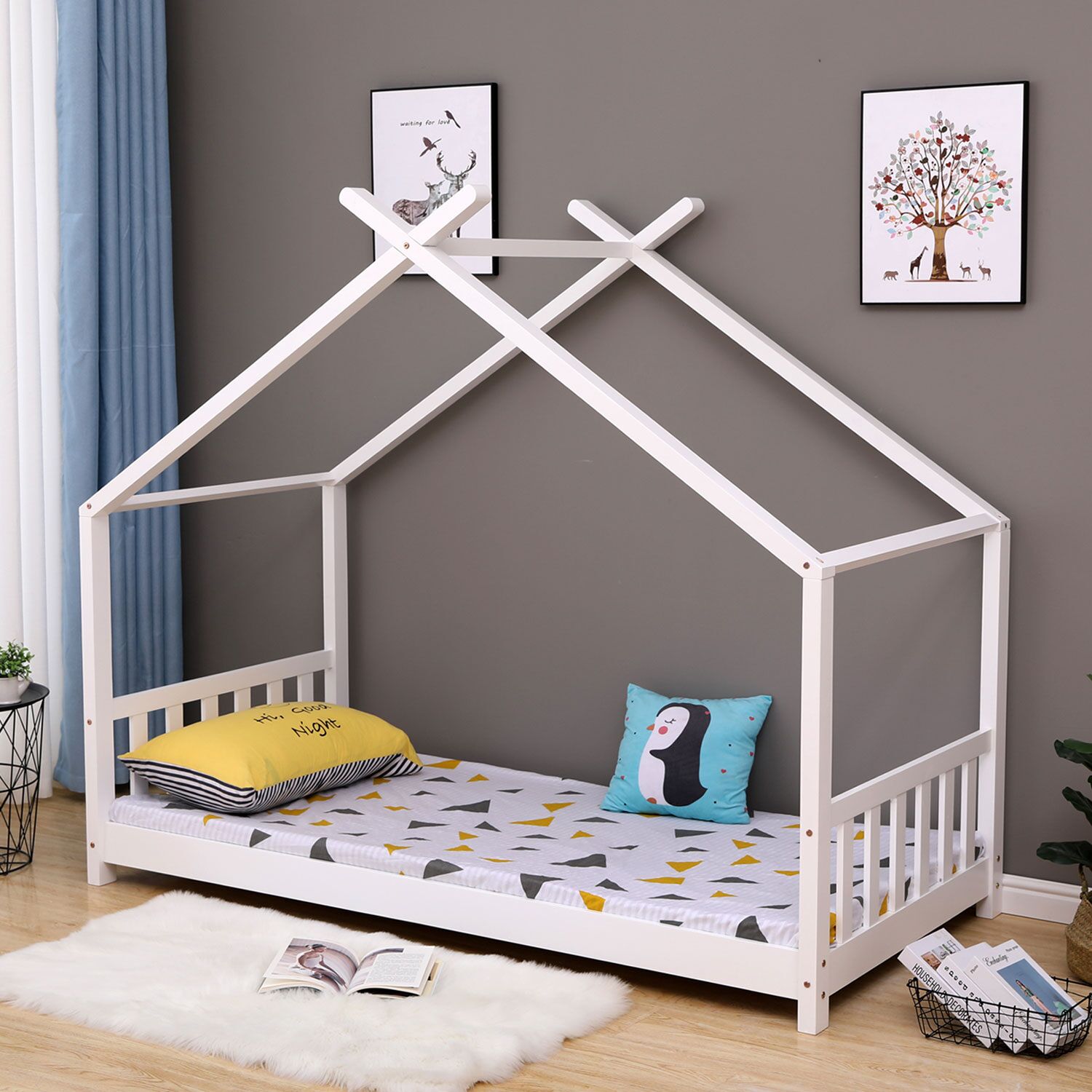 Kinderbed 190x90cm wit GASPARD