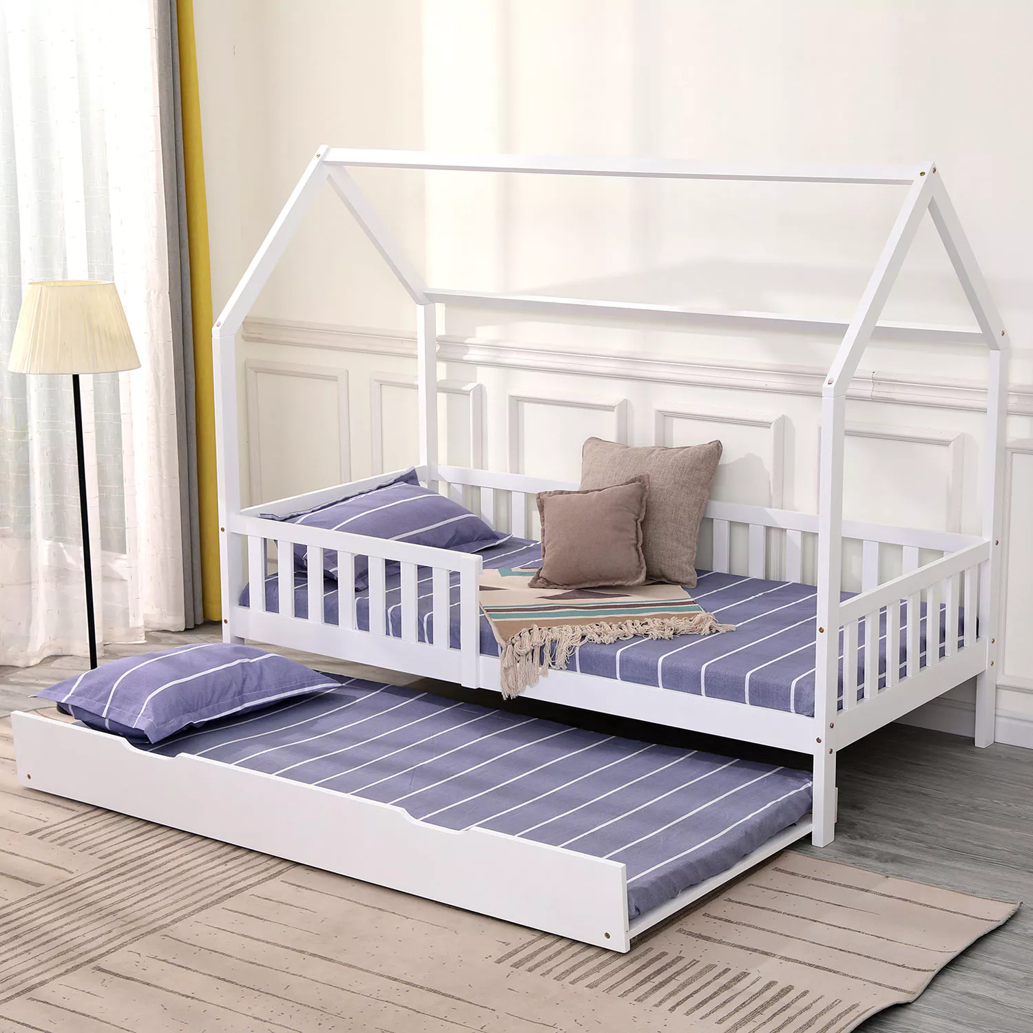Nestbed voor kinderen 190x90cm wit MARCEAU