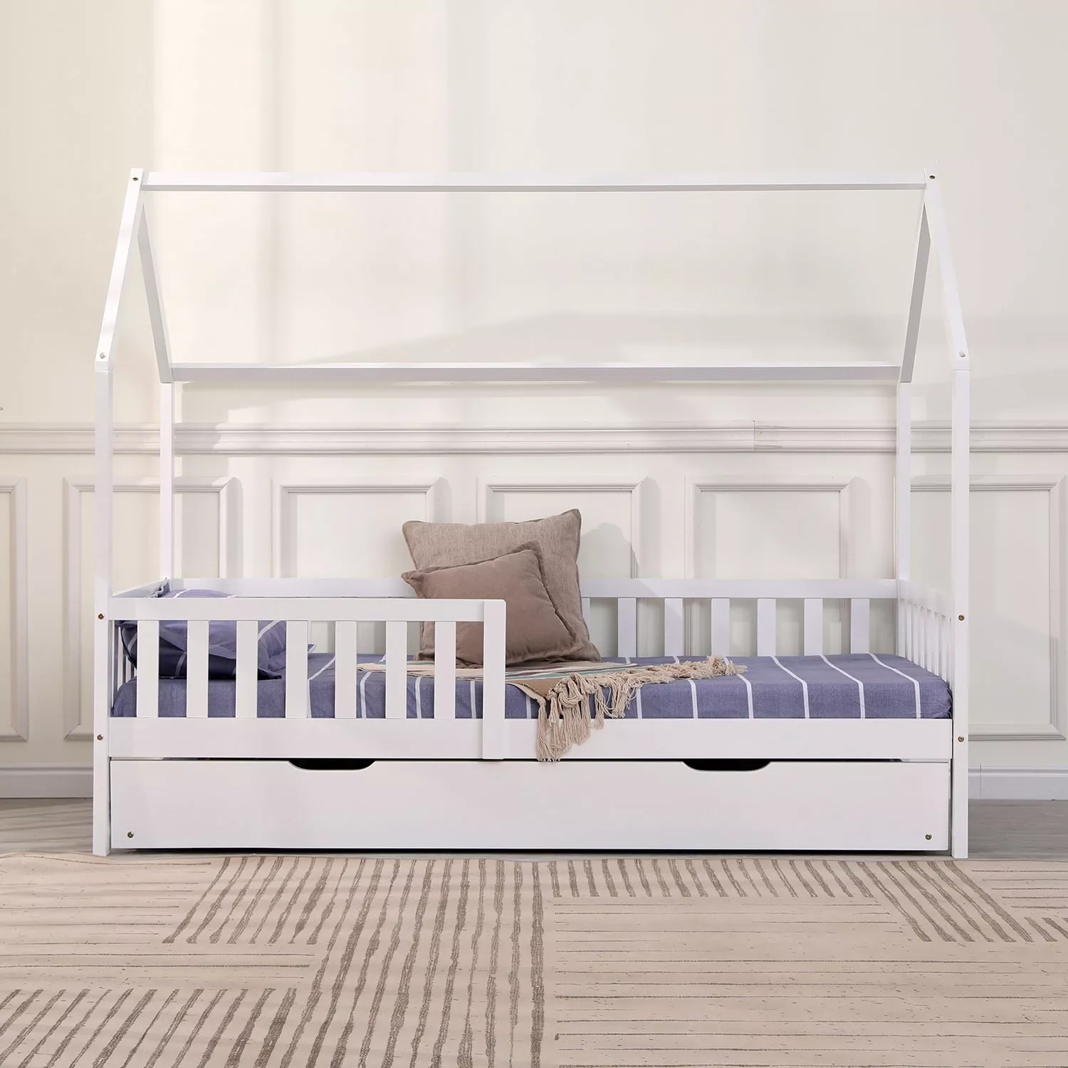 Nestbed voor kinderen 190x90cm wit MARCEAU