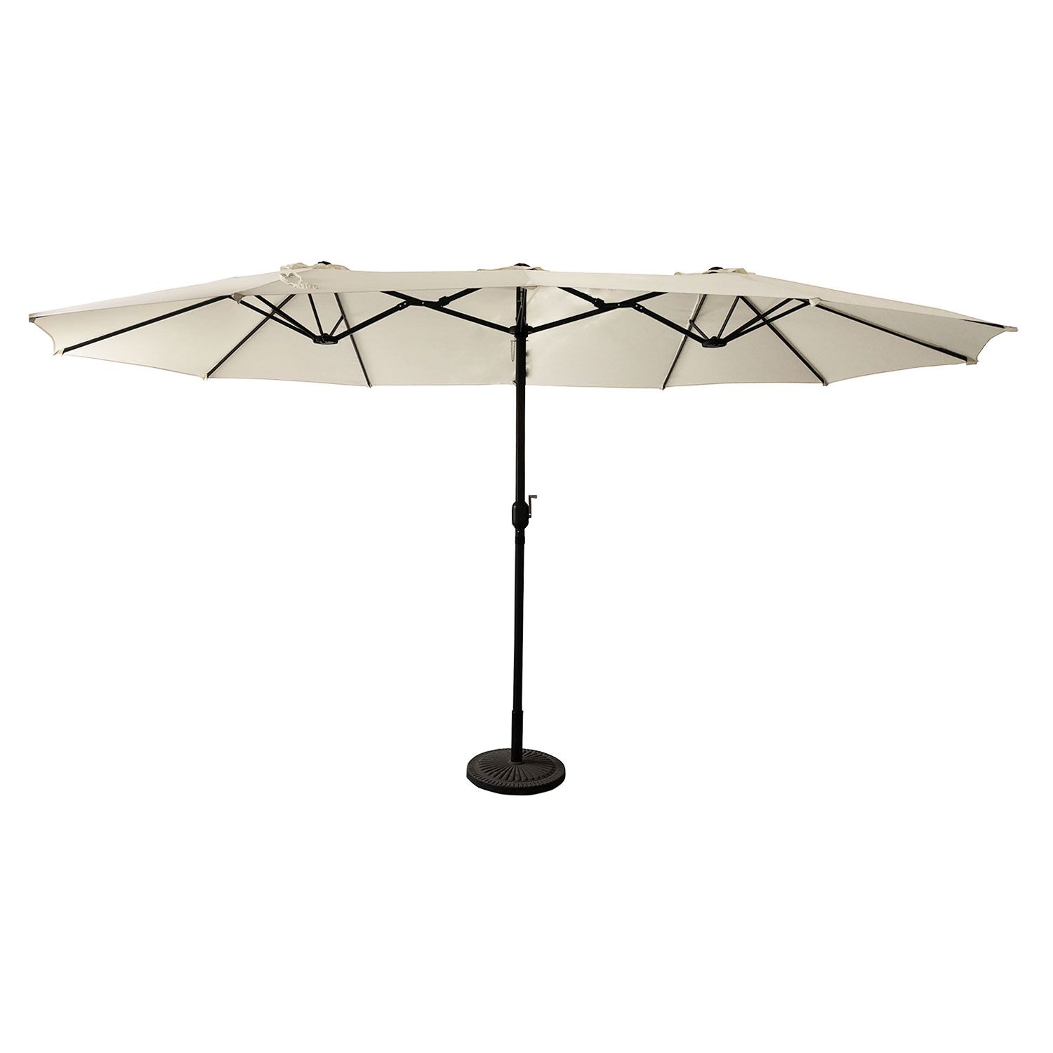 Dubbele parasol 2,7x4,6m LINAI beige