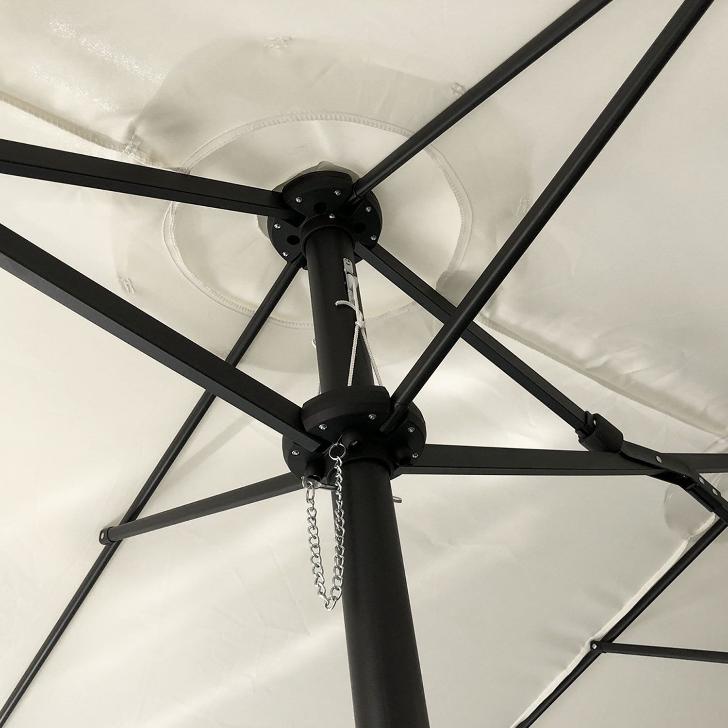 Dubbele parasol 2,7x4,6m LINAI beige