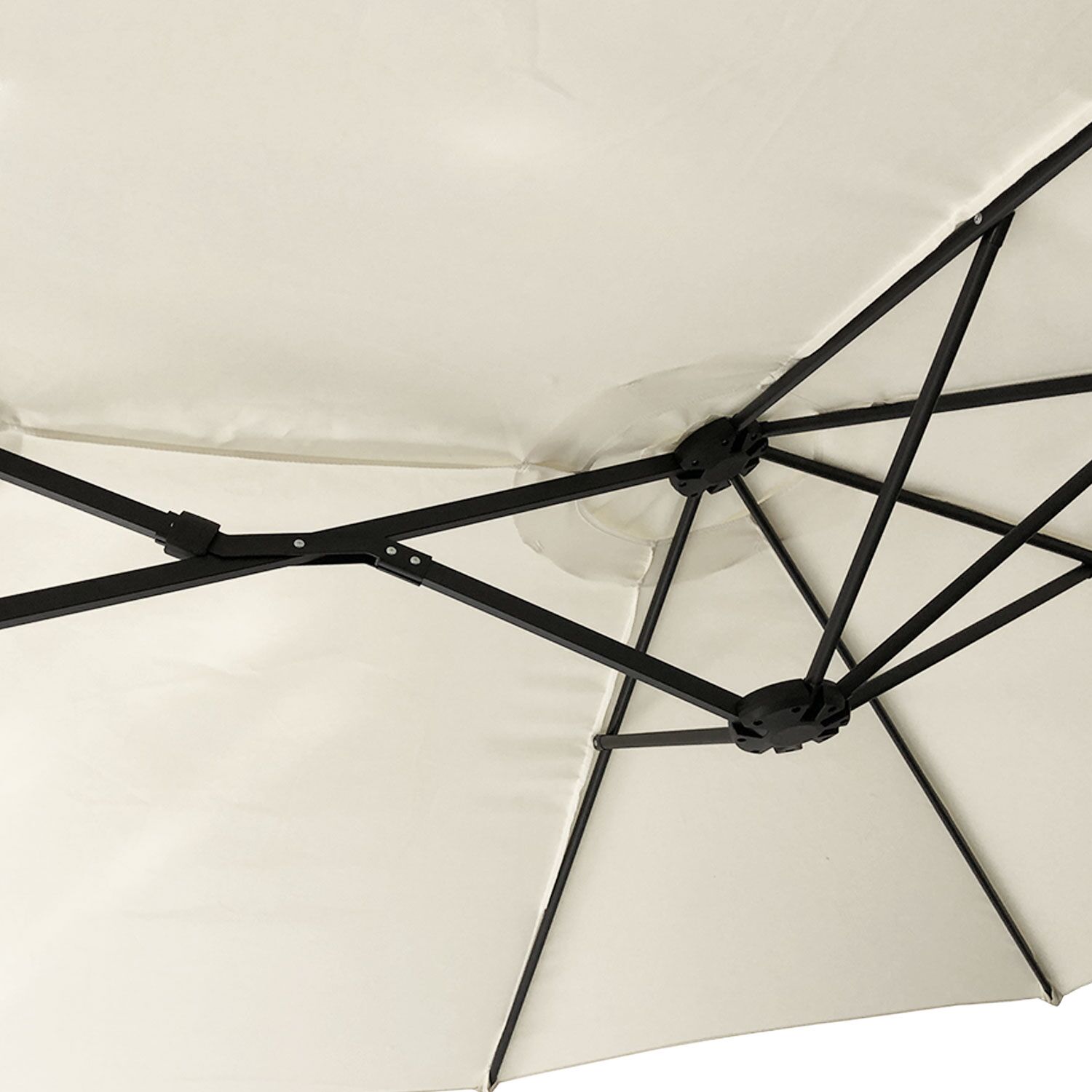Dubbele parasol 2,7x4,6m LINAI beige
