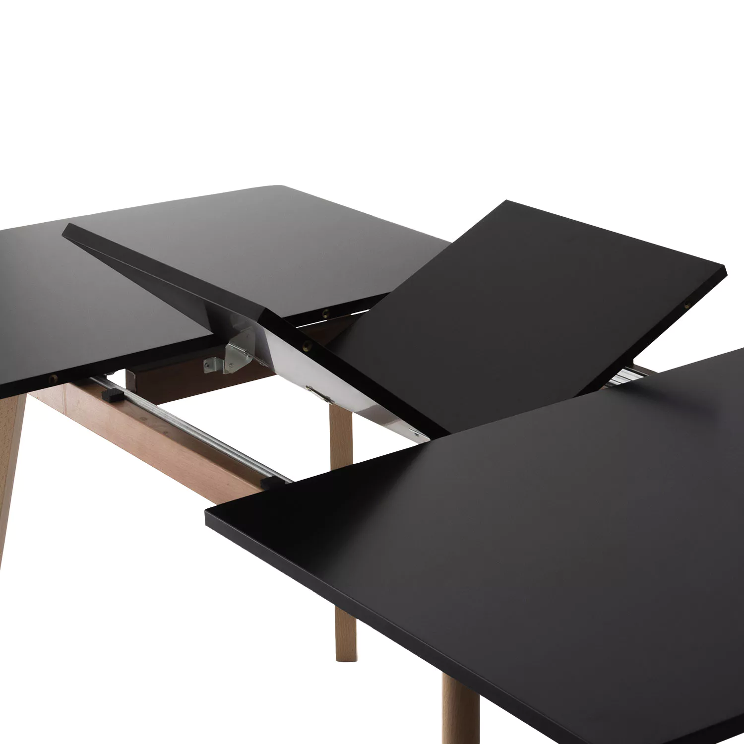 Tavolo HELGA allungabile 120 / 160 cm nero