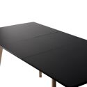 Tavolo HELGA allungabile 120 / 160 cm nero