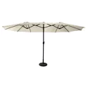 Dubbele parasol 2,7x4,6m...