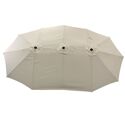 Dubbele parasol 2,7x4,6m LINAI beige