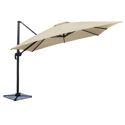Offset parasol MOLOKAI vierkant 3x3m beige