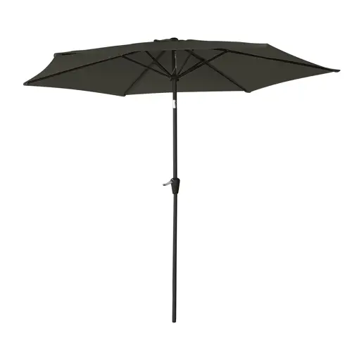 Parasol droit rond 2,70m de...