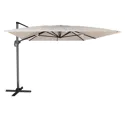 Offset parasol MOLOKAI rechthoekig 3x4m beige