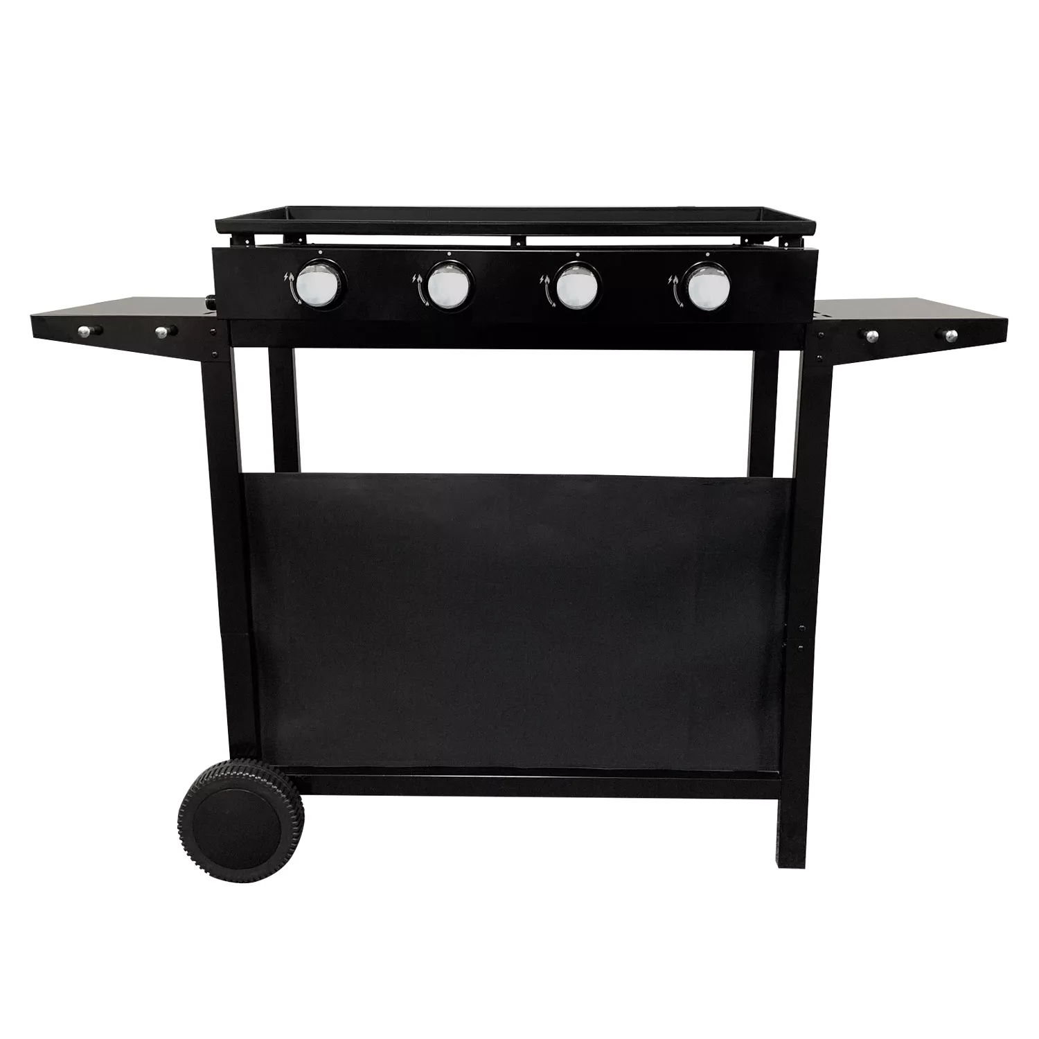 Plancha au gaz MÉRIDA 4 brûleurs + chariot