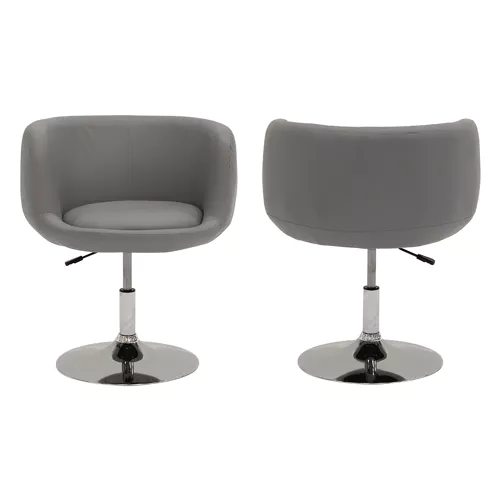 Tabouret de bar gris NOLAN