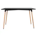 Mesa rectangular 120 × 70cm negra