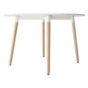 Mesa redonda 120cm blanca
