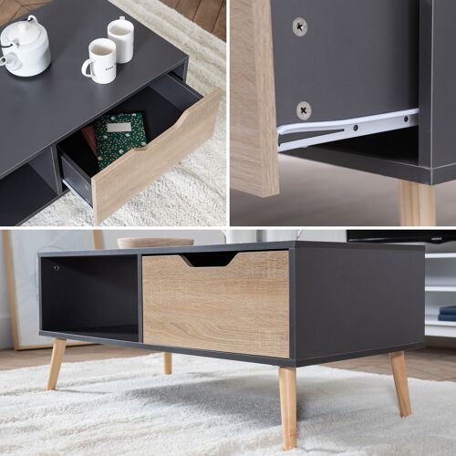 Table basse avec tiroir...