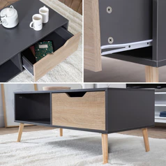 Table basse avec tiroir...