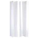 rideau de douche trendy tissu 120x200 blanc