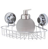 étagère angle basse fix chrome