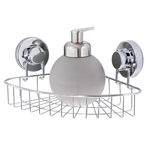 étagère angle basse fix chrome