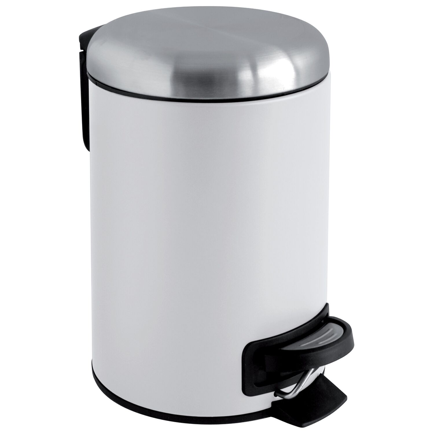 Poubelle salle de bain blanc alto