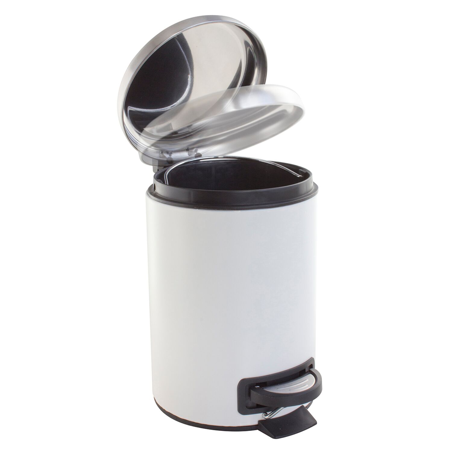 Poubelle salle de bain blanc alto