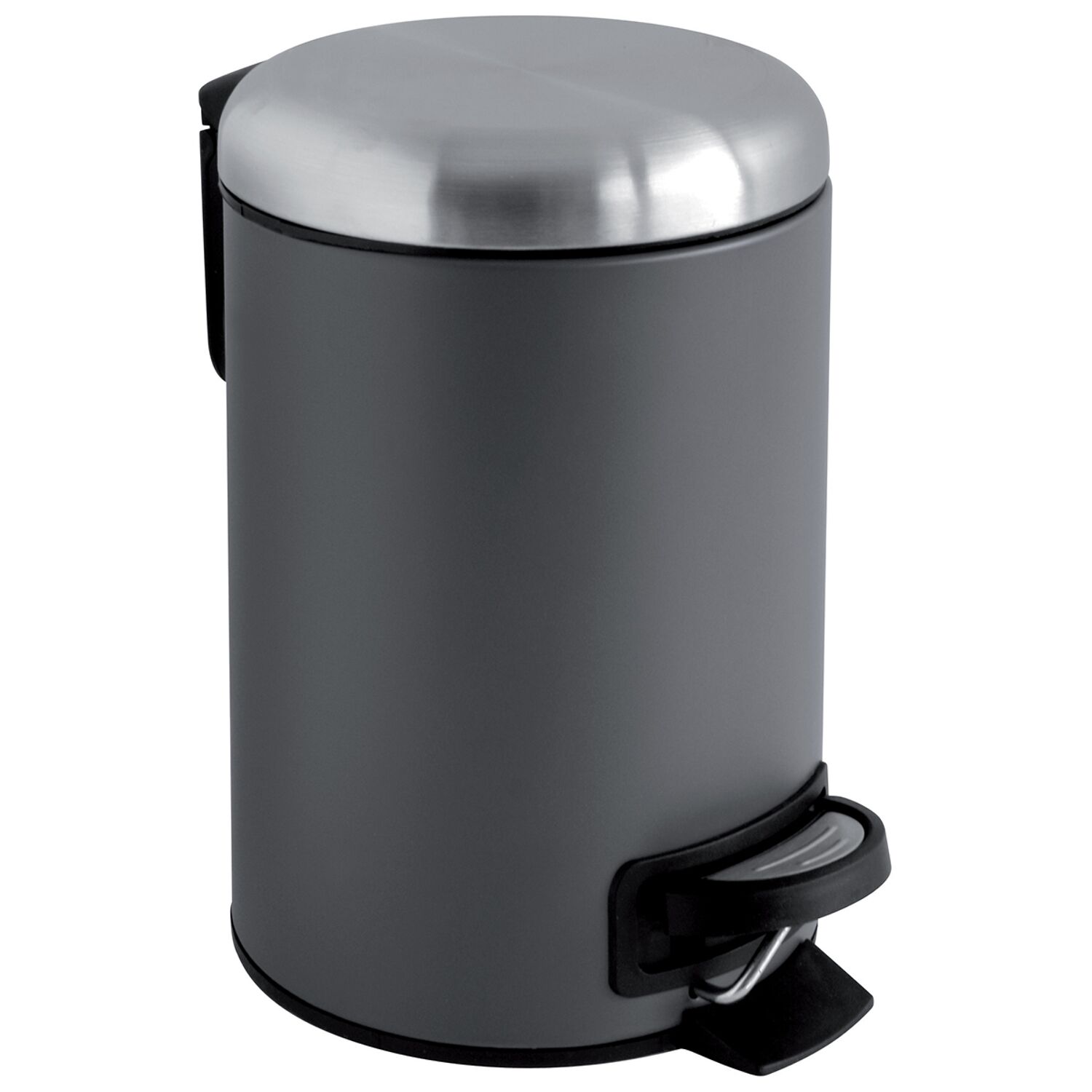 Poubelle salle de bain zinc alto