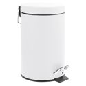 Poubelle salle de bain 3l lady blanc