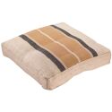 Zitkussen Vivaraise Gatsby - Zitting van gerecycled polyester, terracottakleur, 55 x 55 x 10 cm
