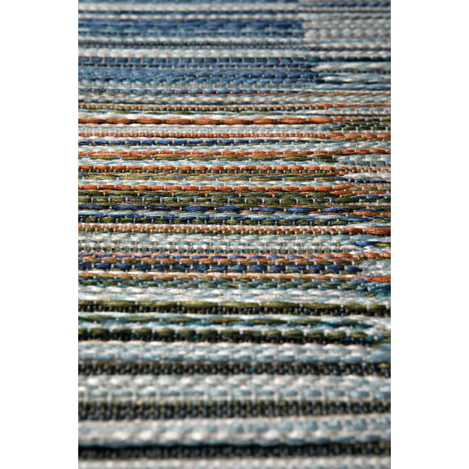 Tapis extérieur Vivaraise Bianca - Polypropylène 100% - Couleur Lagon - Dimensions 160 x 230 cm