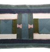 Coussin brodé Taho en coton...