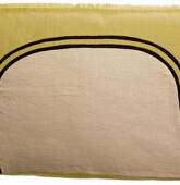 Coussin décoratif Laly doré...