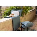 Coussin Laly bicolore Prusse - Vivaraise (Lin-Coton, 40 x 65 cm)