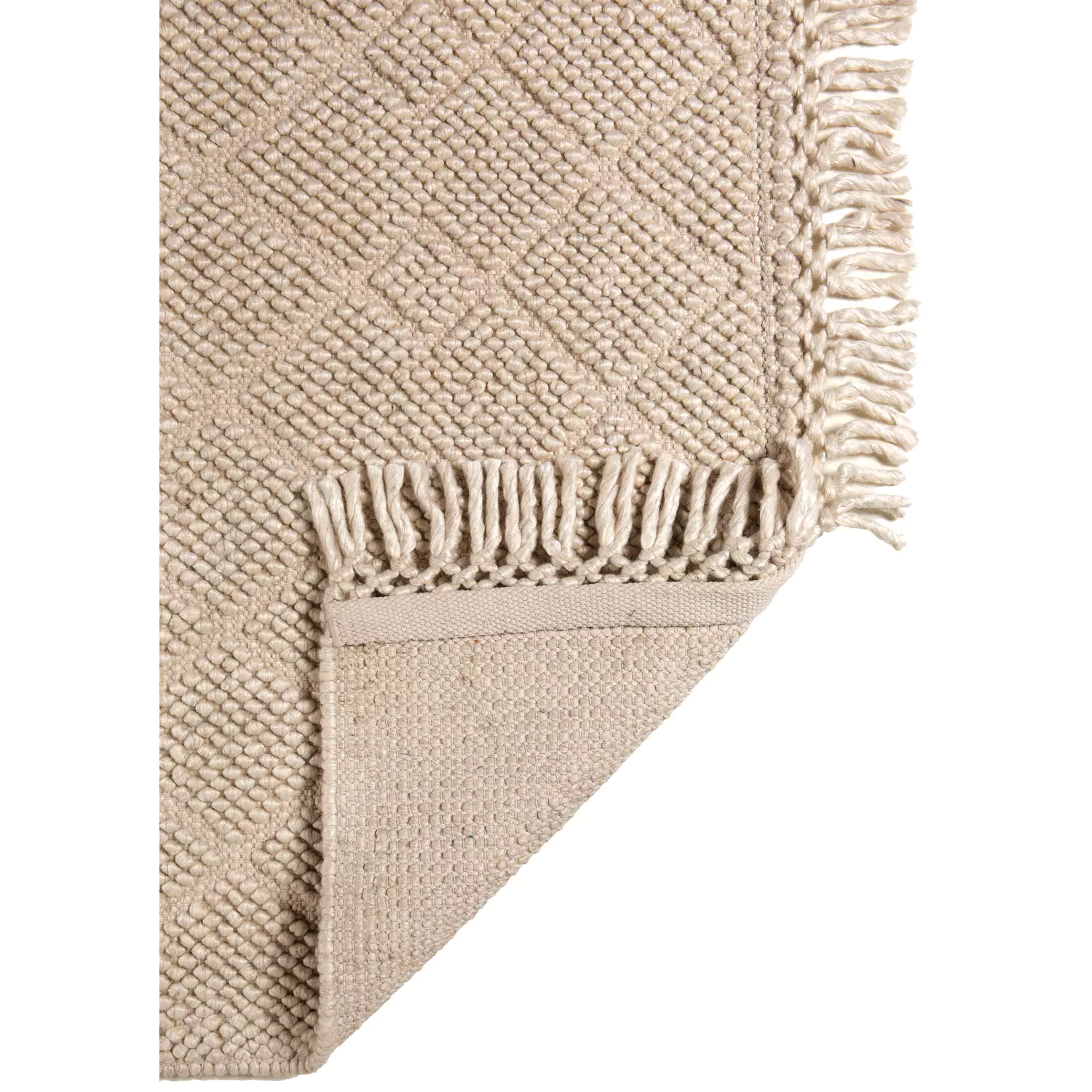 Tapis extérieur Vivaraise Solan - Blanc - 160 x 230 cm (100% polyester recyclé)