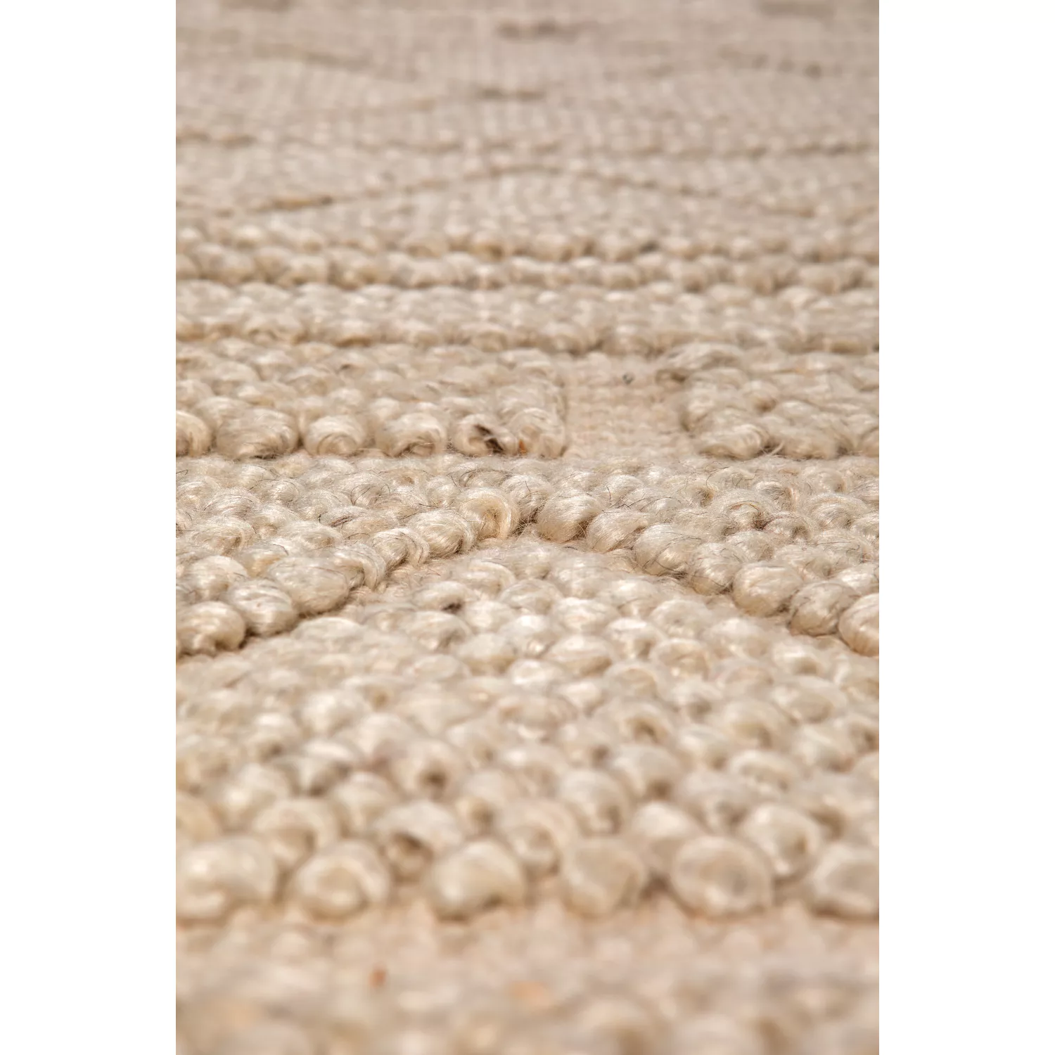 Tapis extérieur Vivaraise Solan - 100% polyester recyclé, blanc, 120 x 170 cm