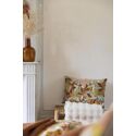 Geborduurd kussen Vivaraise Alina - 100 % katoen - Dragee - 40 x 65 cm
