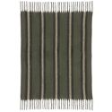 Plaid décoratif Vivaraise Isabel - Rayé Sapin (100% polyester recyclé) - 130 x 160 cm