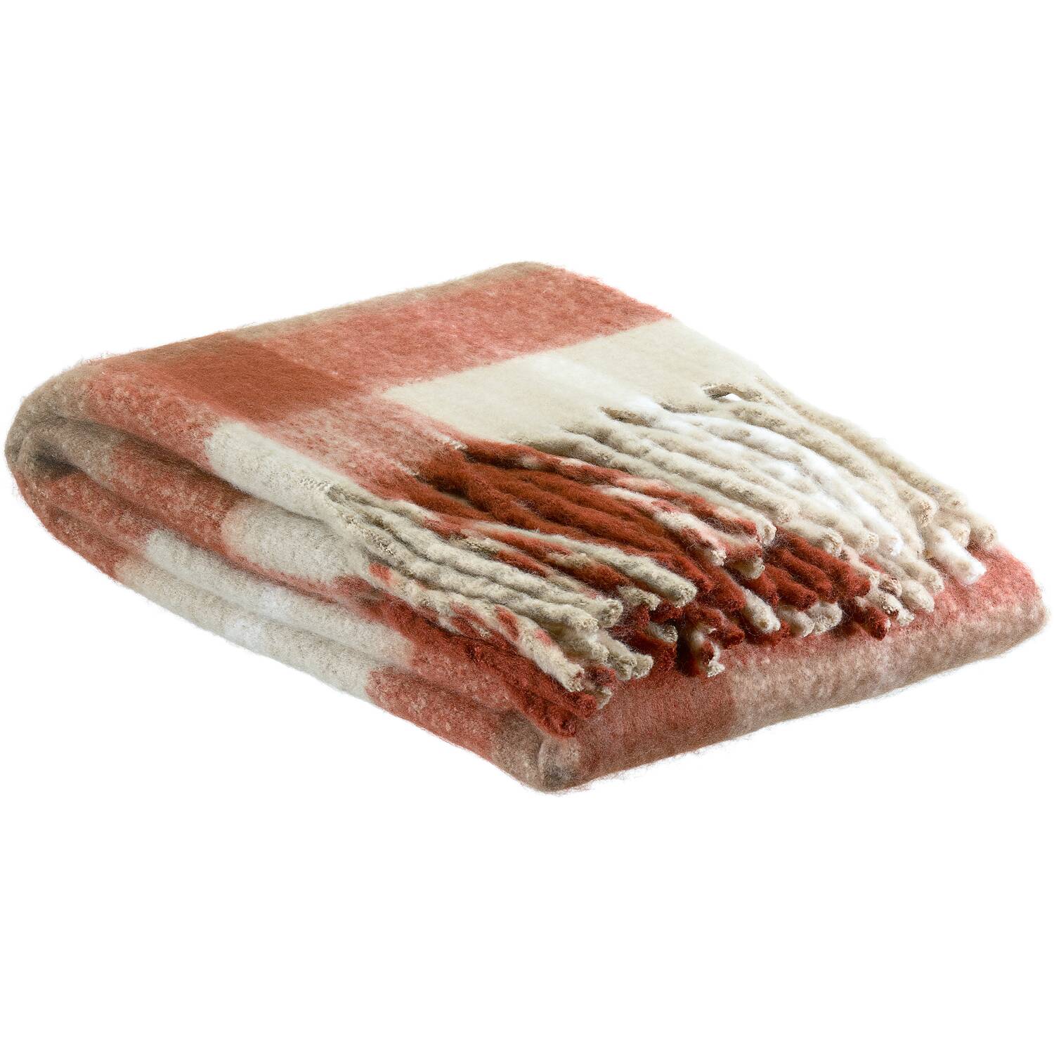 Plaid tartan recyclé Vivaraise Isabel - 130 x 160 cm