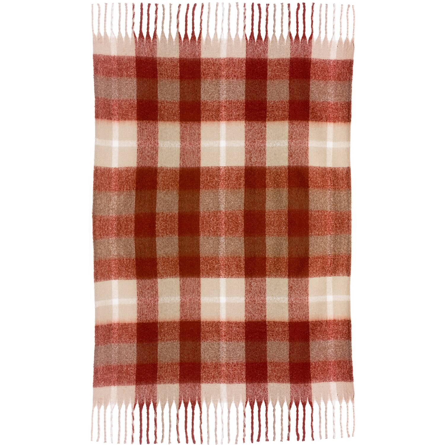 Plaid tartan recyclé Vivaraise Isabel - 130 x 160 cm