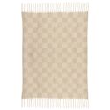 Plaid recyclé Isabel damier en polyester - 130 x 160 cm