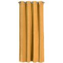 Rideau occultant Vivaraise Fara en coton 100% - Cannelle 135 x 280 cm